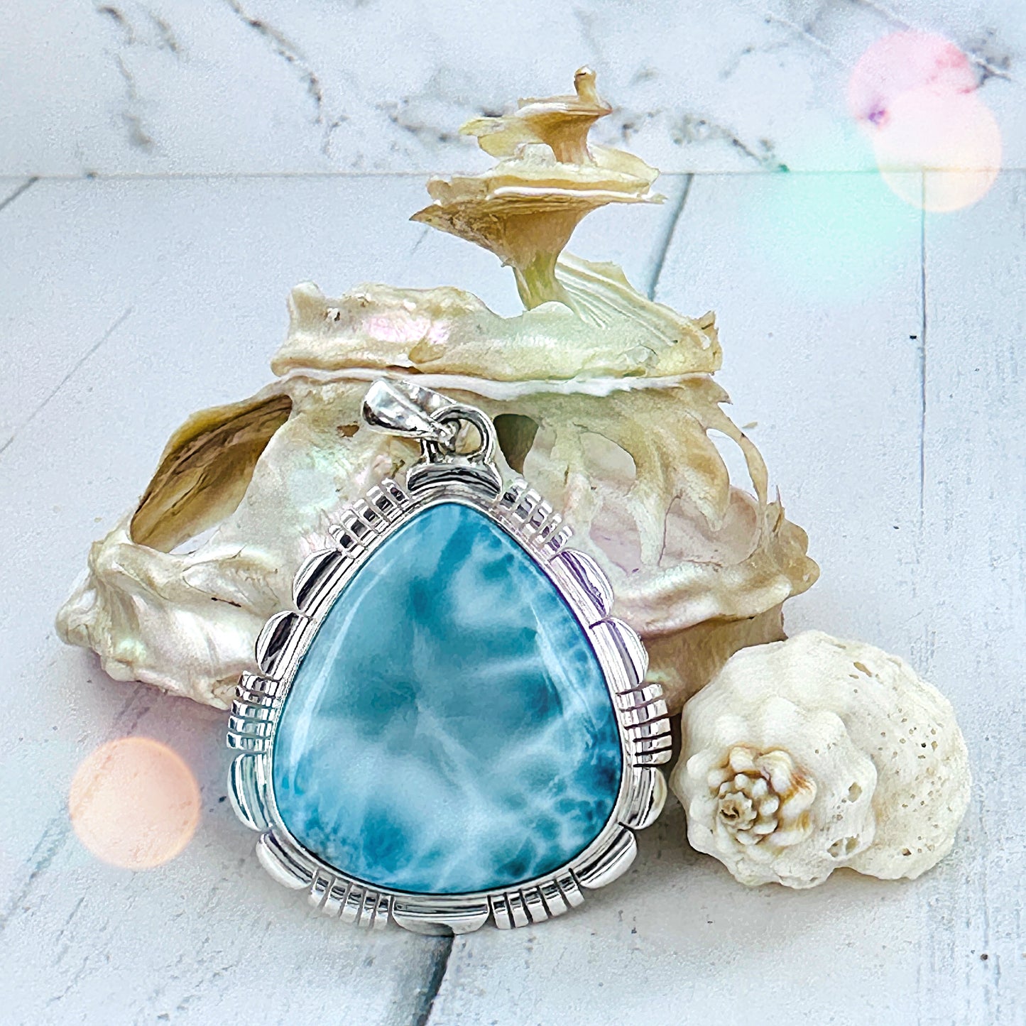 Larimar Pendants