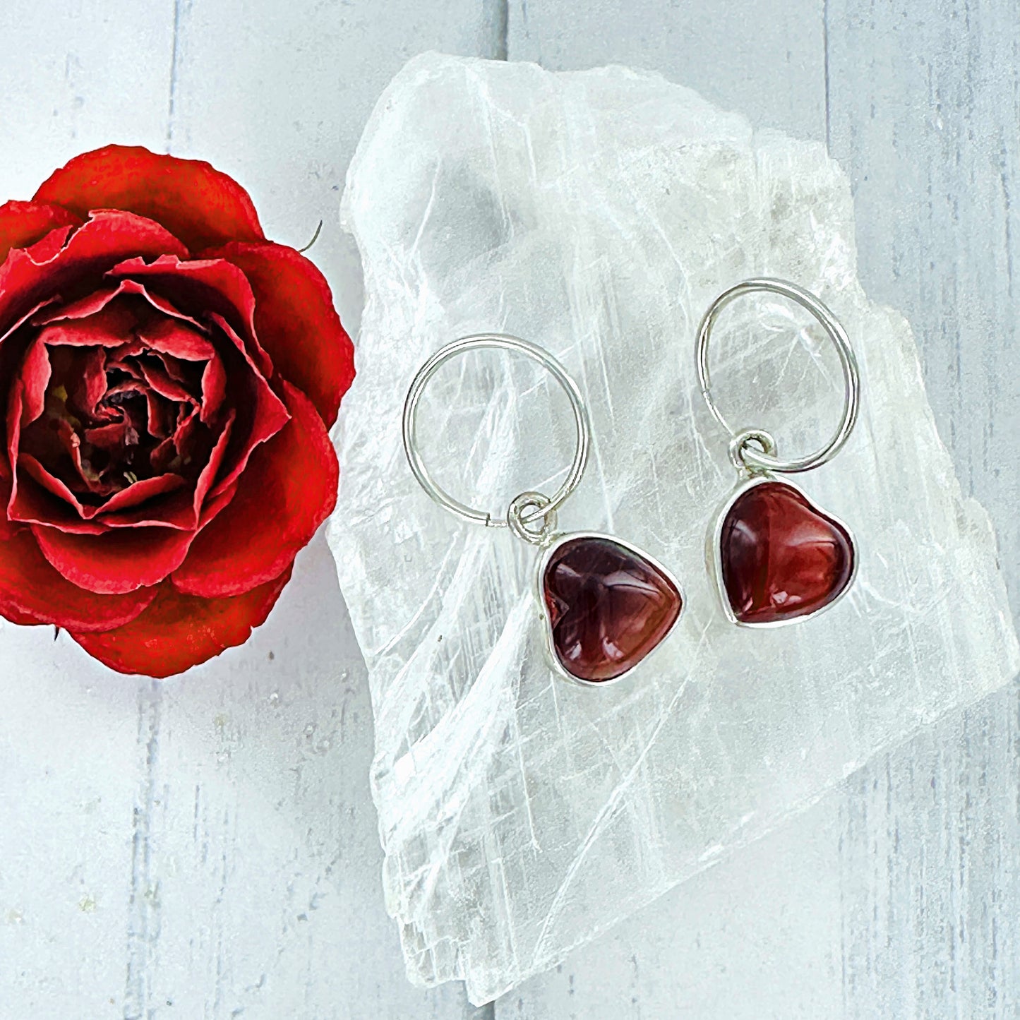 Rosarita Heart Earrings