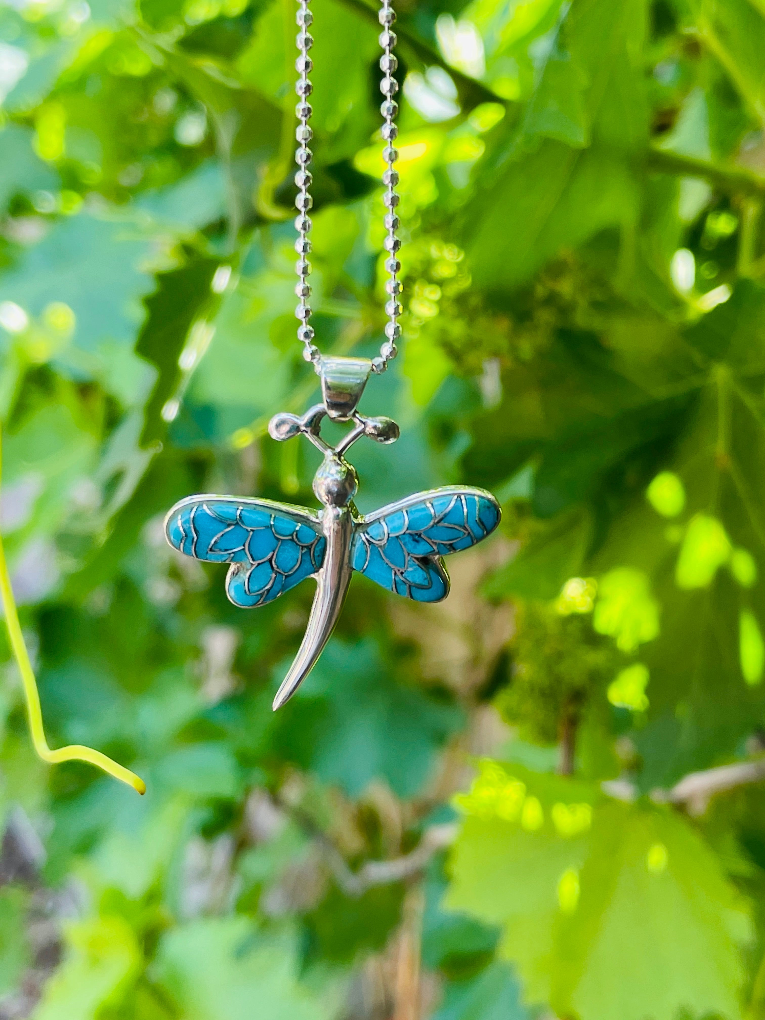 925 Sterling Silver Dragonfly Necklace Pendant - NanoStyle Jewelry