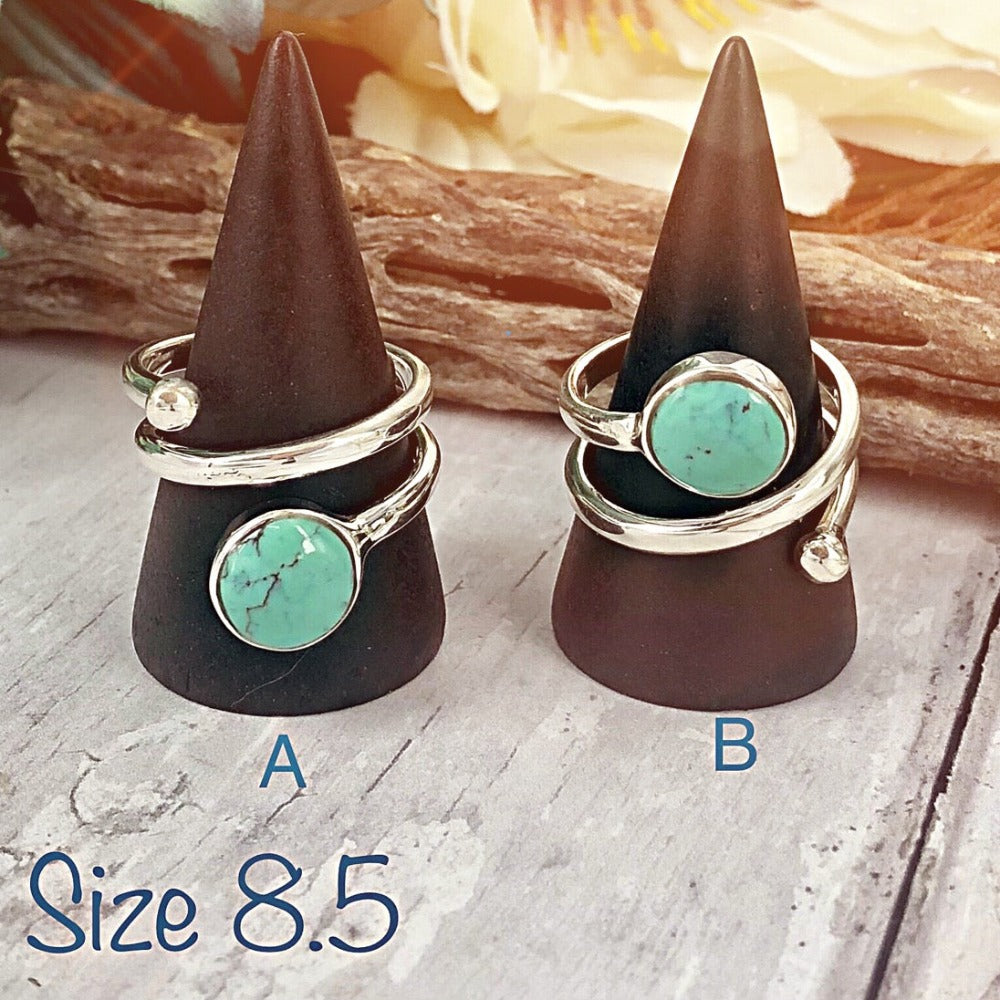 Tidal Wave (turquoise) Ring