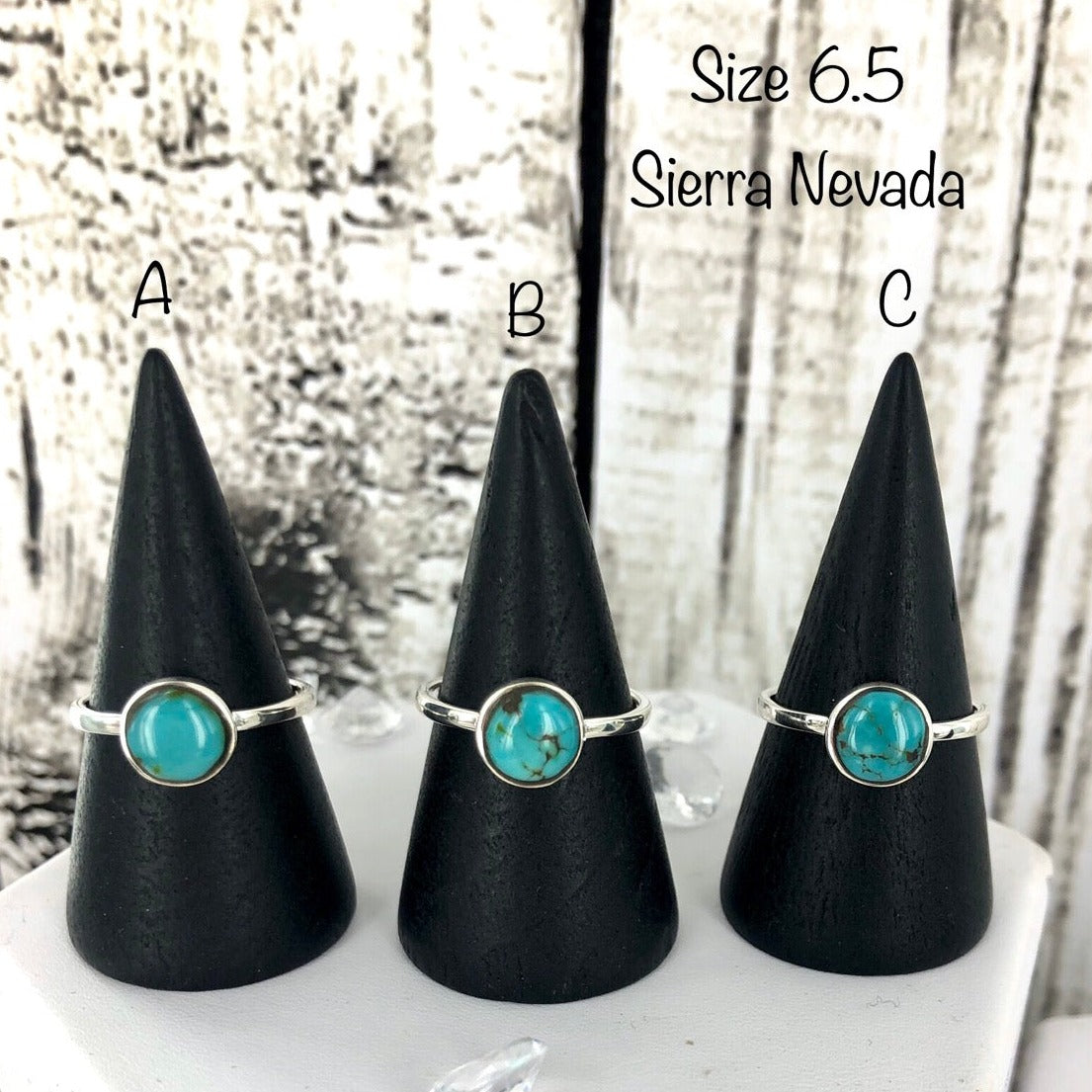 Summer Breeze (Sierra Nevada turquoise) Ring