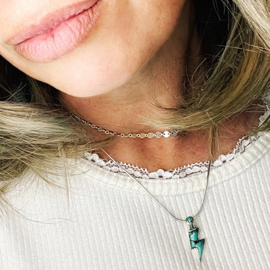 Made of Lightning {lightning bolt} necklace